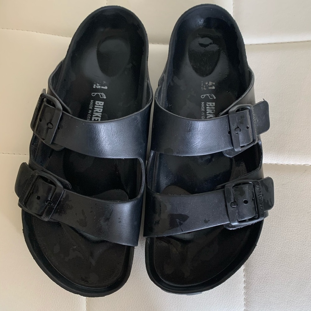 Birkenstock men’s rubber sandals black size 41